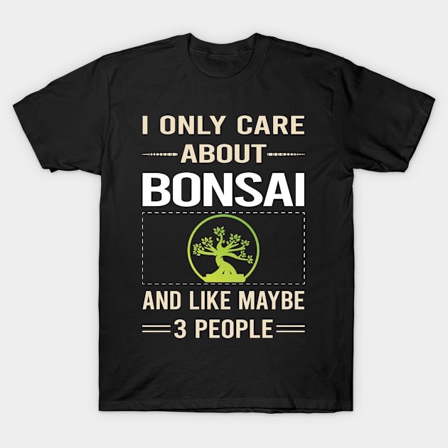 Funny 3 People Bonsai T-Shirt by symptomovertake